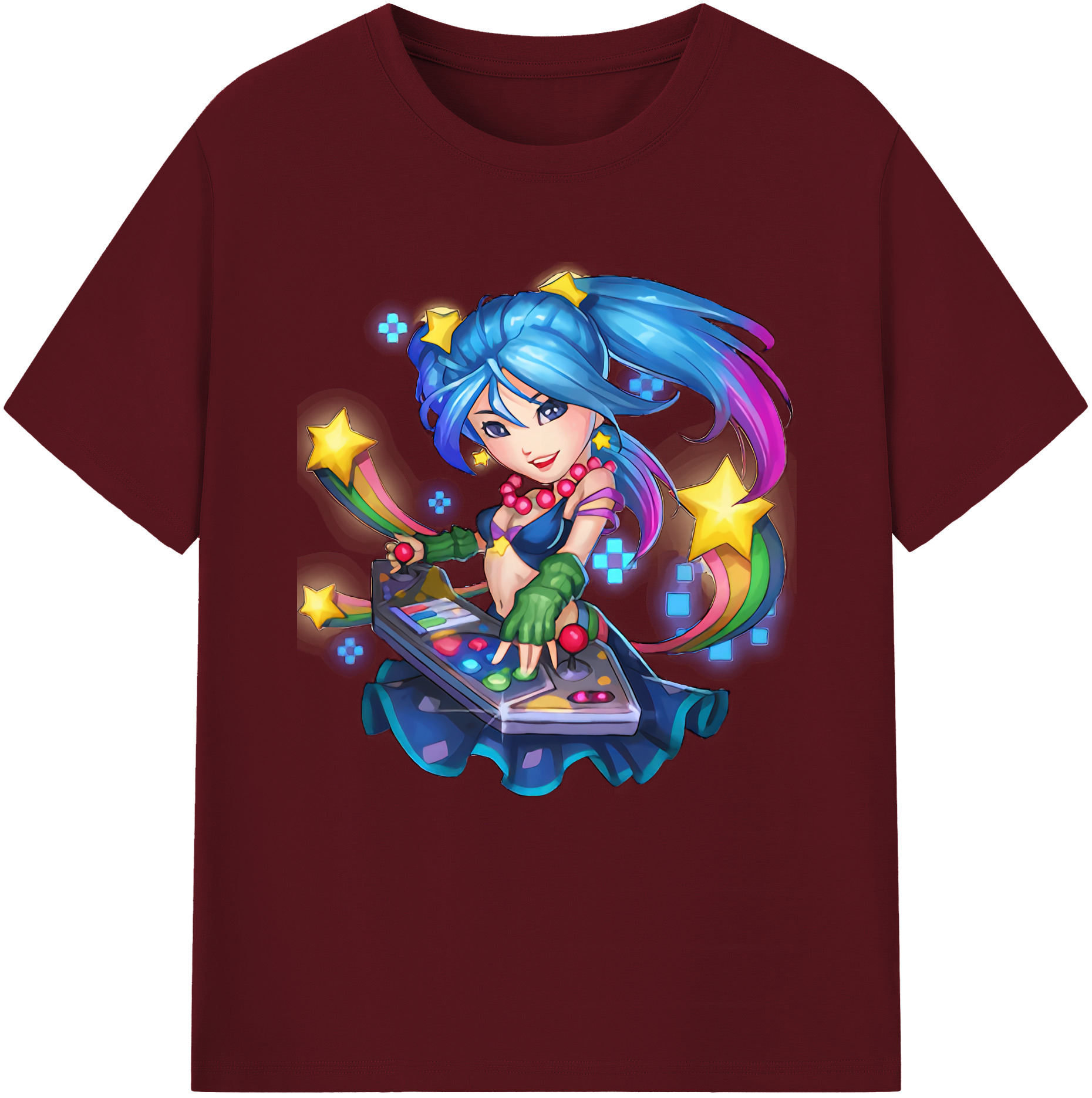 リーグ・オブ・レジェンド League of Legends LOL 綿100％半袖Tシャツ（フロントプリント）